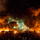 Illustration for article titled Spectacular photos of fireworks weaponry from the Ukraine protests